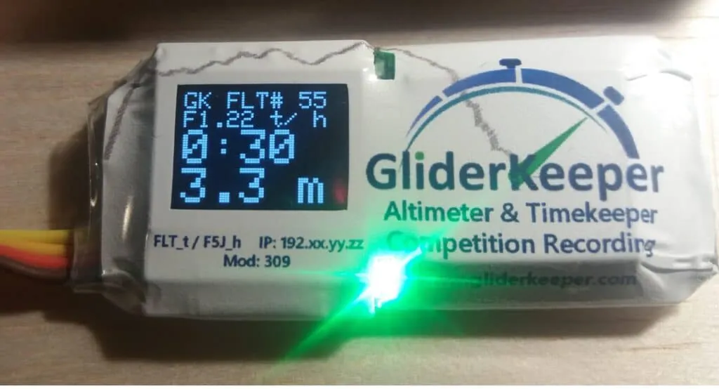 FAI homologation letter for GliderKeeper